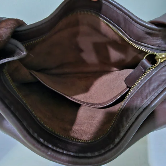 Vintage Coach Taft Crossbody / Shoulder Bag Purse # 9980 (Mahogany) - Picture 11 of 13